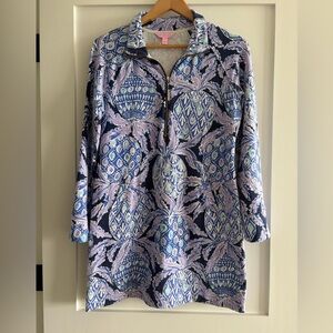 SIZE SMALL COTTON LILY DRESS OR COVERUP. IN EXCELLENT CONDITION.